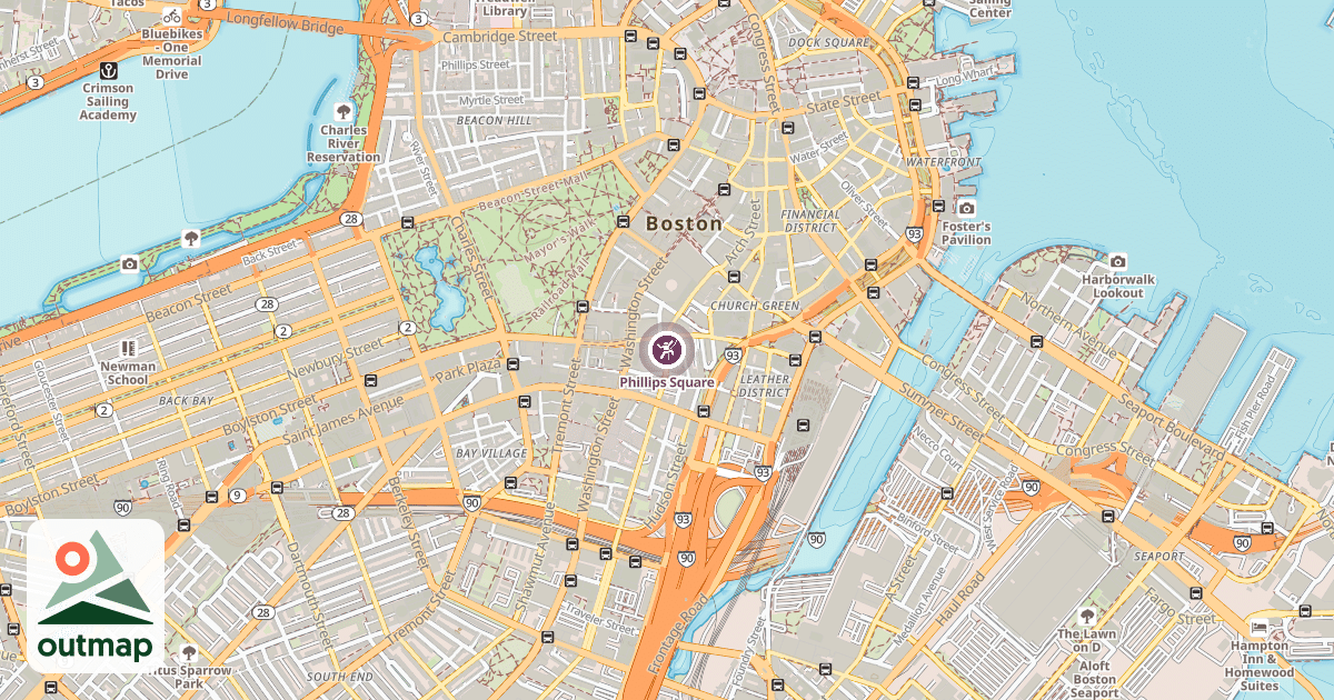 Map of Phillips Square