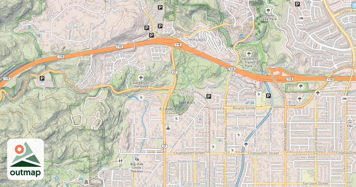 Map of 747