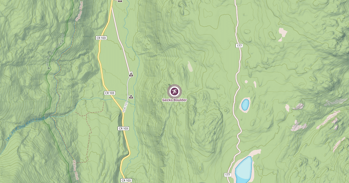 Map preview of Gecko Boulder