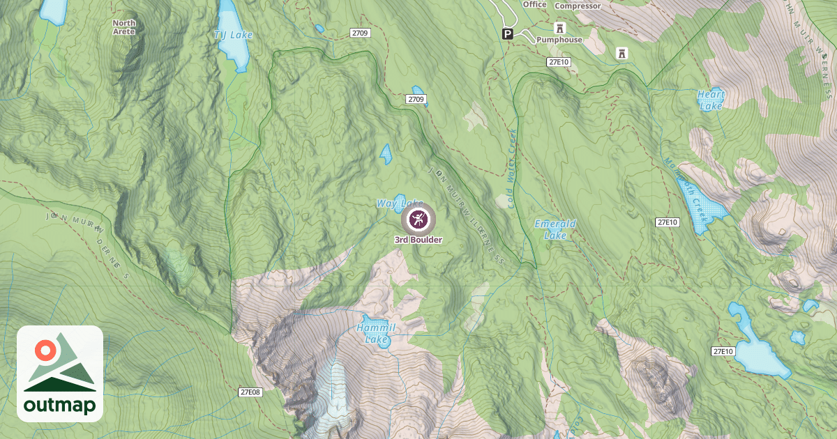 Map of 3rd Boulder
