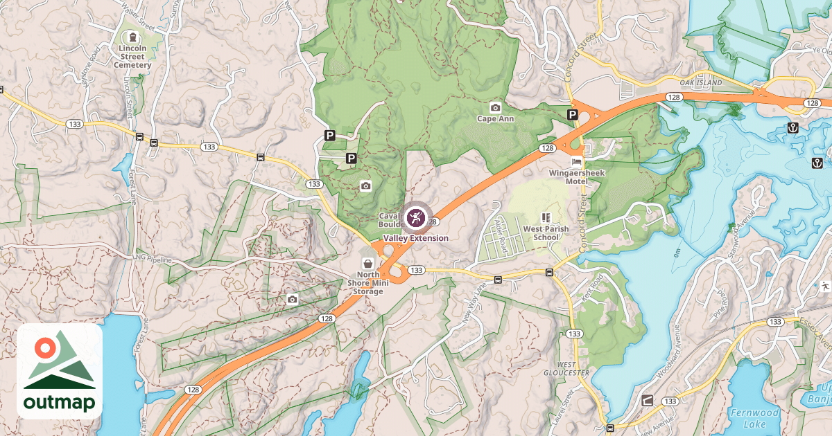 Map of Valley Extension