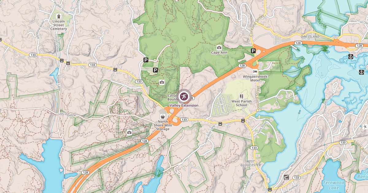 Map preview of Valley Extension