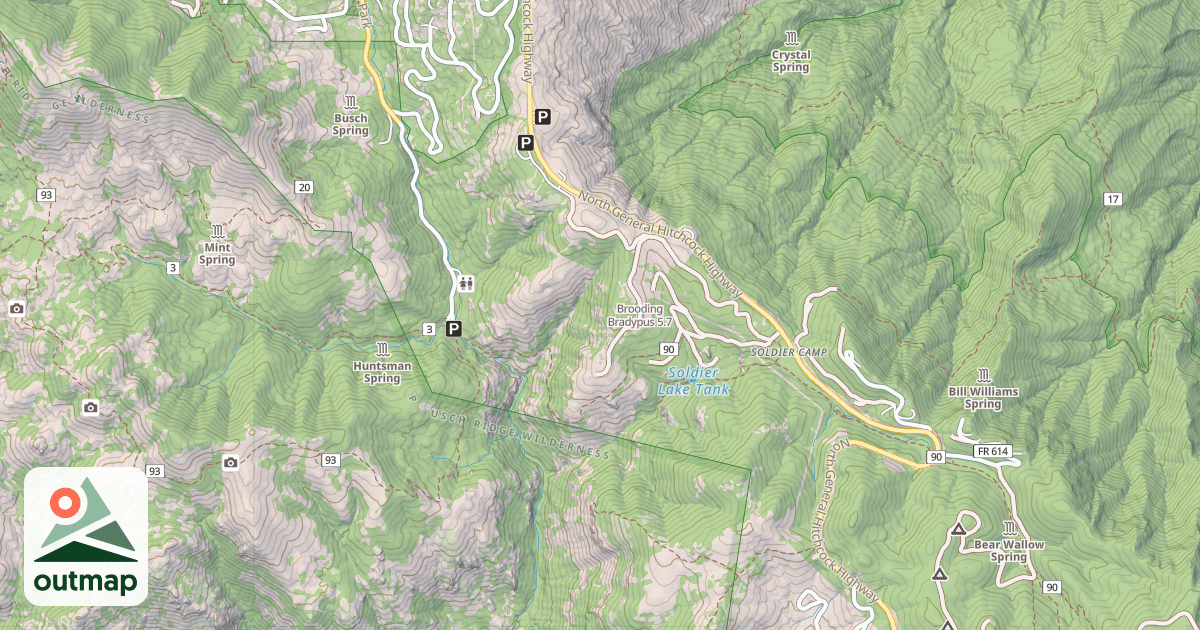 Map of Brooding Bradypus