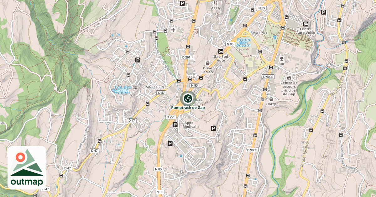 Map of Pumptrack de Gap