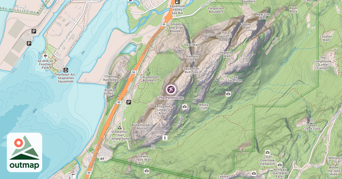 Map of The Penthouse