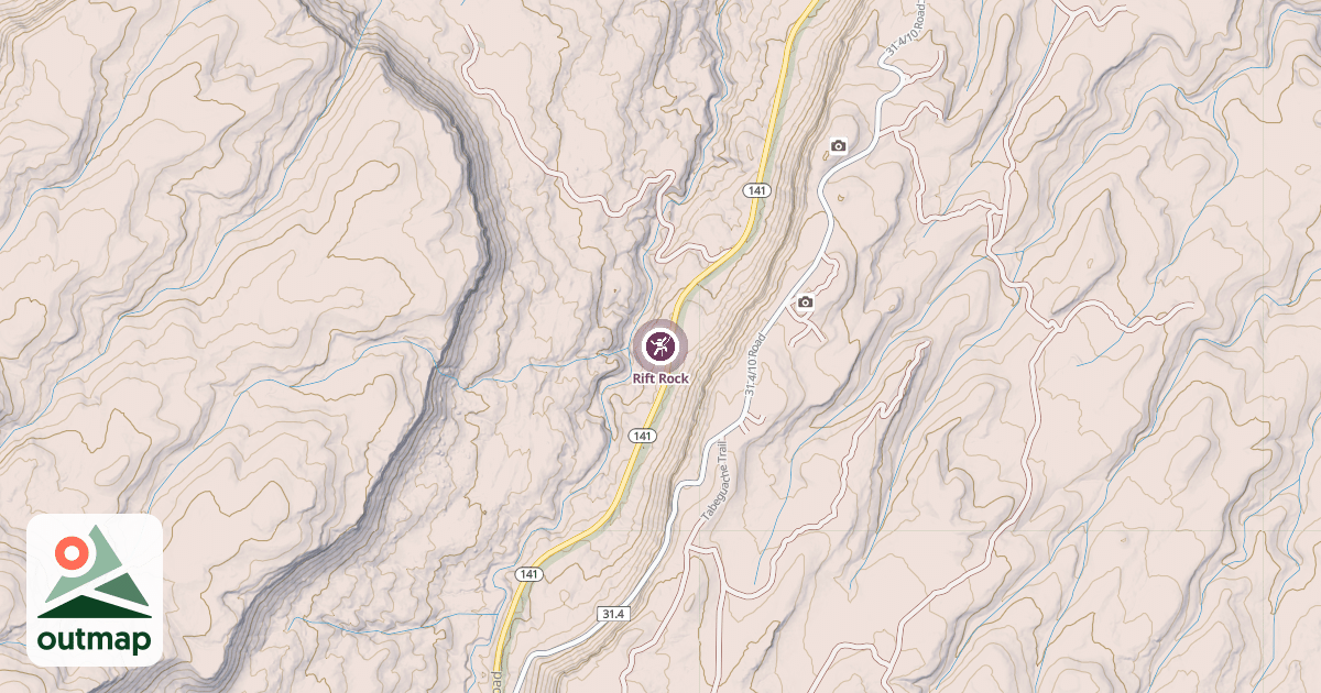 Map of Rift Rock