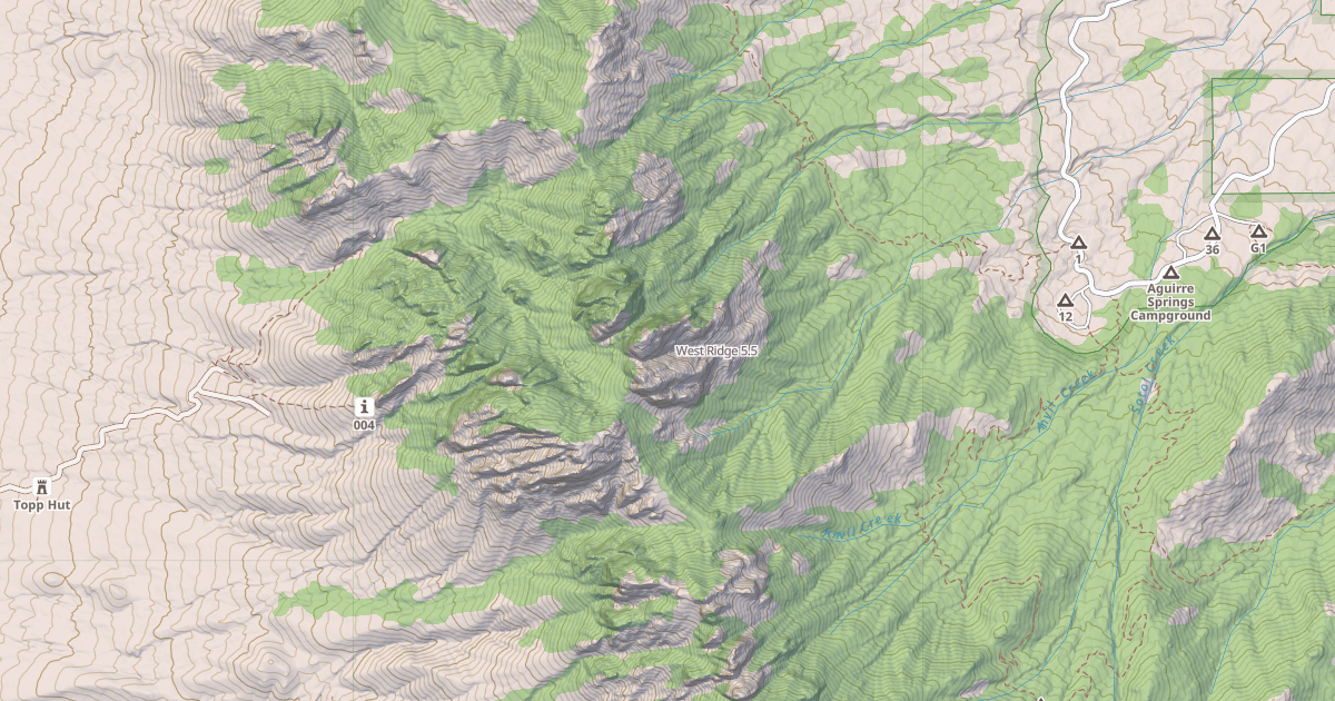 Map preview of West Ridge
