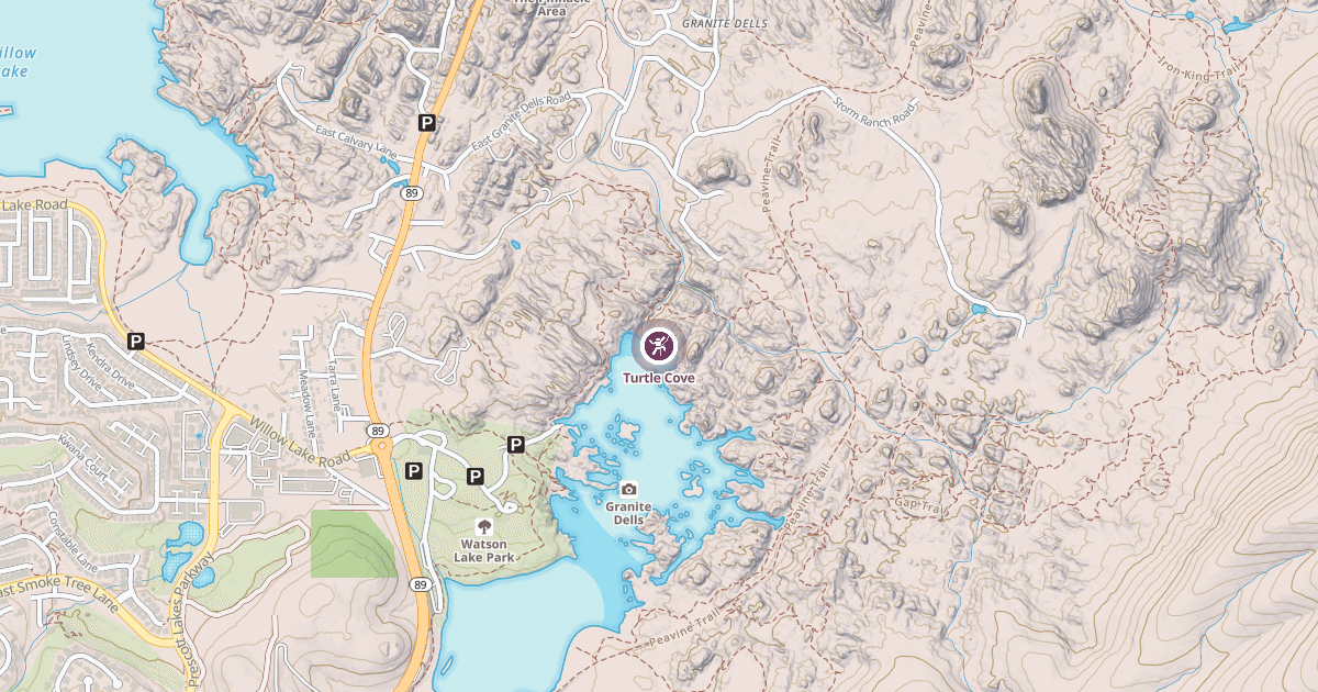 Map preview of Turtle Cove