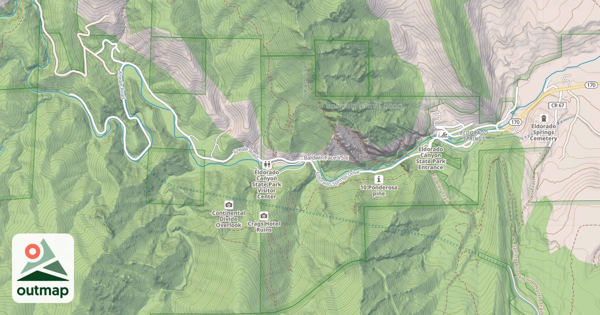 Map of Baldwin Face