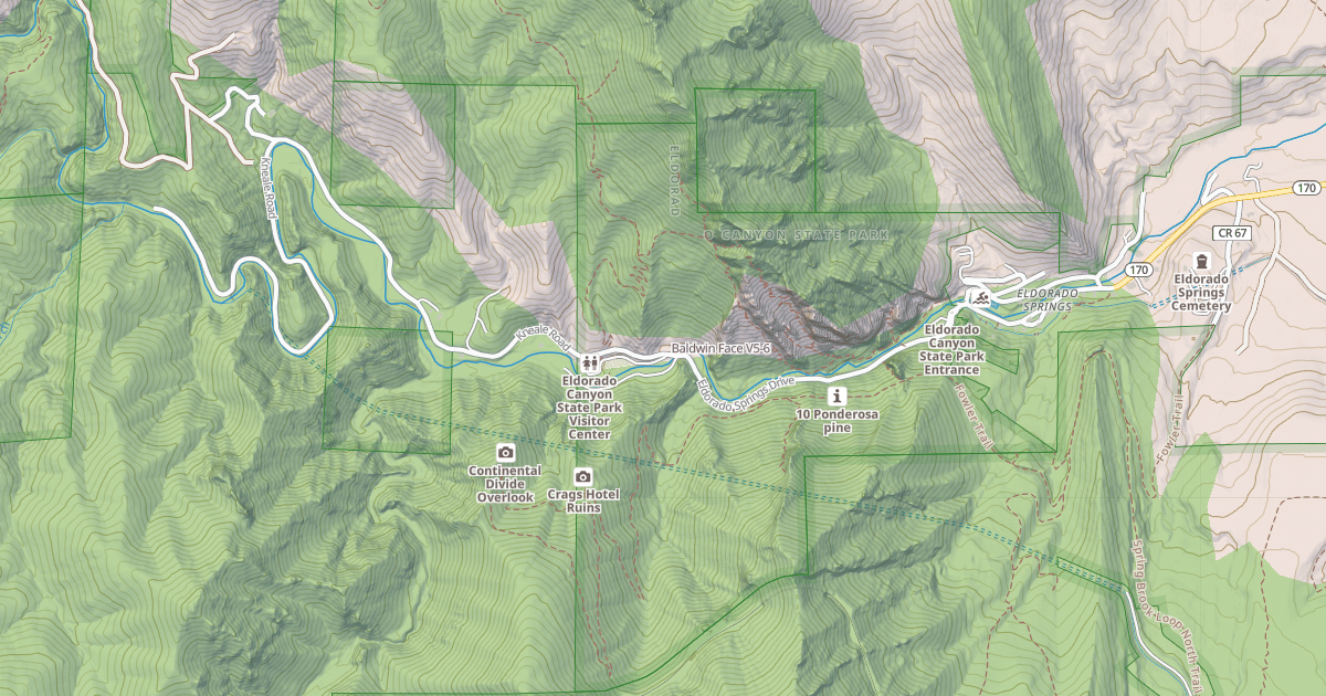 Map preview of Baldwin Face