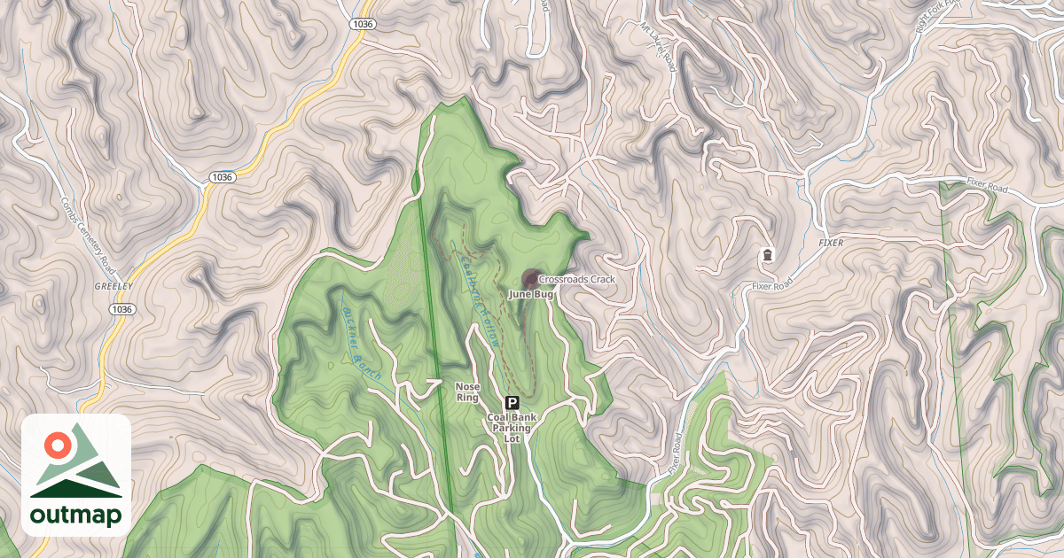 Map of Crossroads Crack
