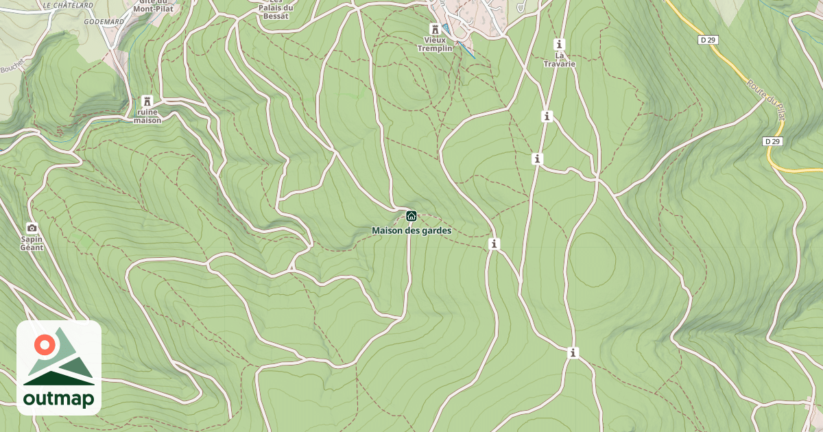 Map of Maison des gardes