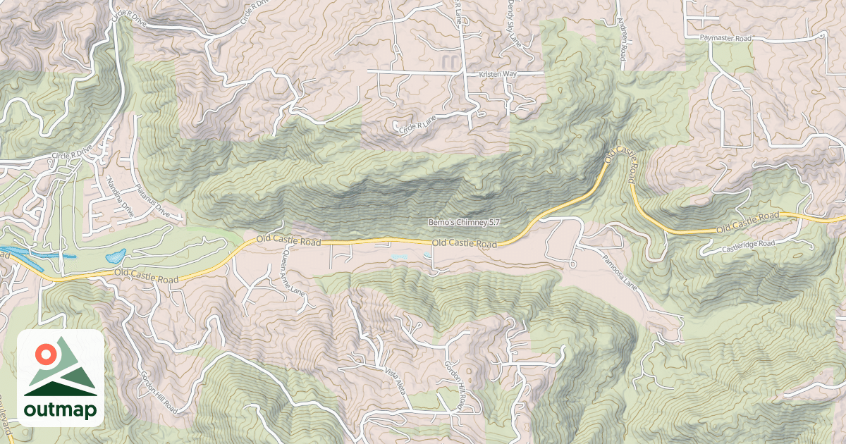 Map of Bemo's Chimney