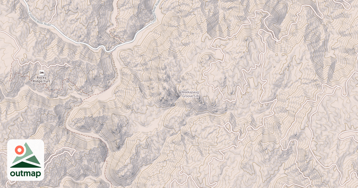Map of Weekapaug Groove
