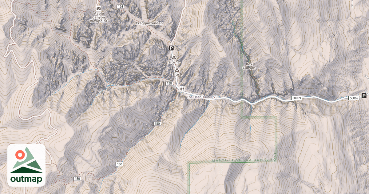 Map of The Deer Hunter