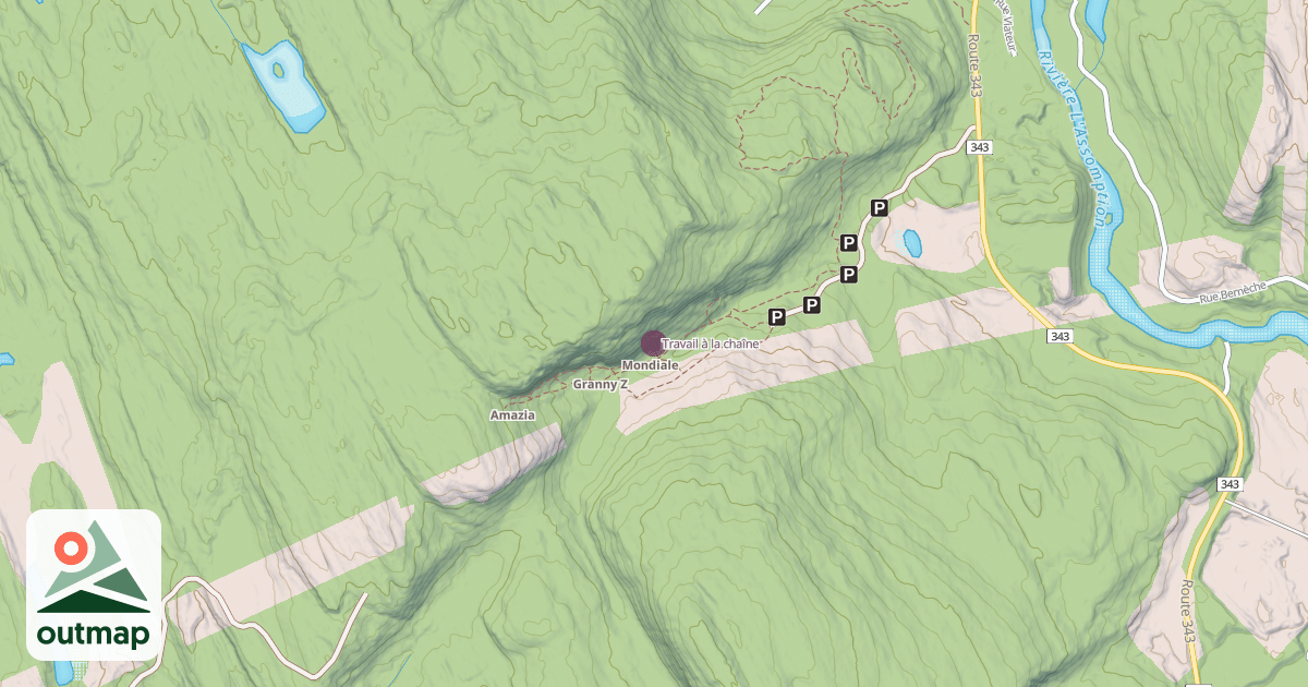 Map of Travail à la chaîne