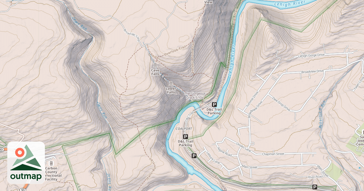Map of The Gorgeous Crack