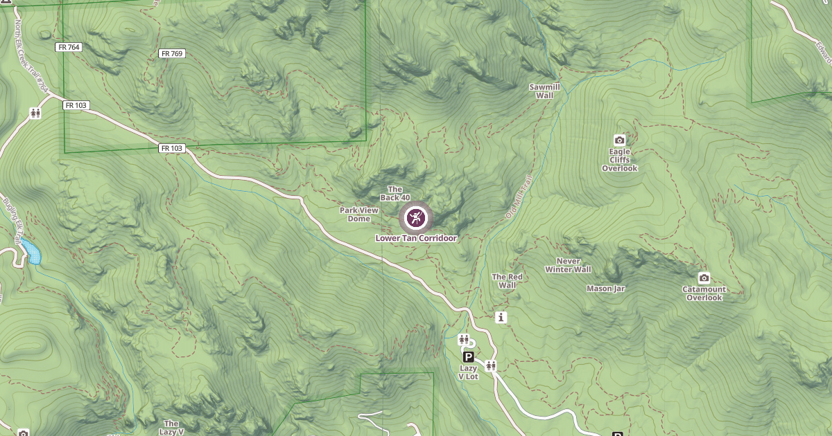 Map preview of Lower Tan Corridoor