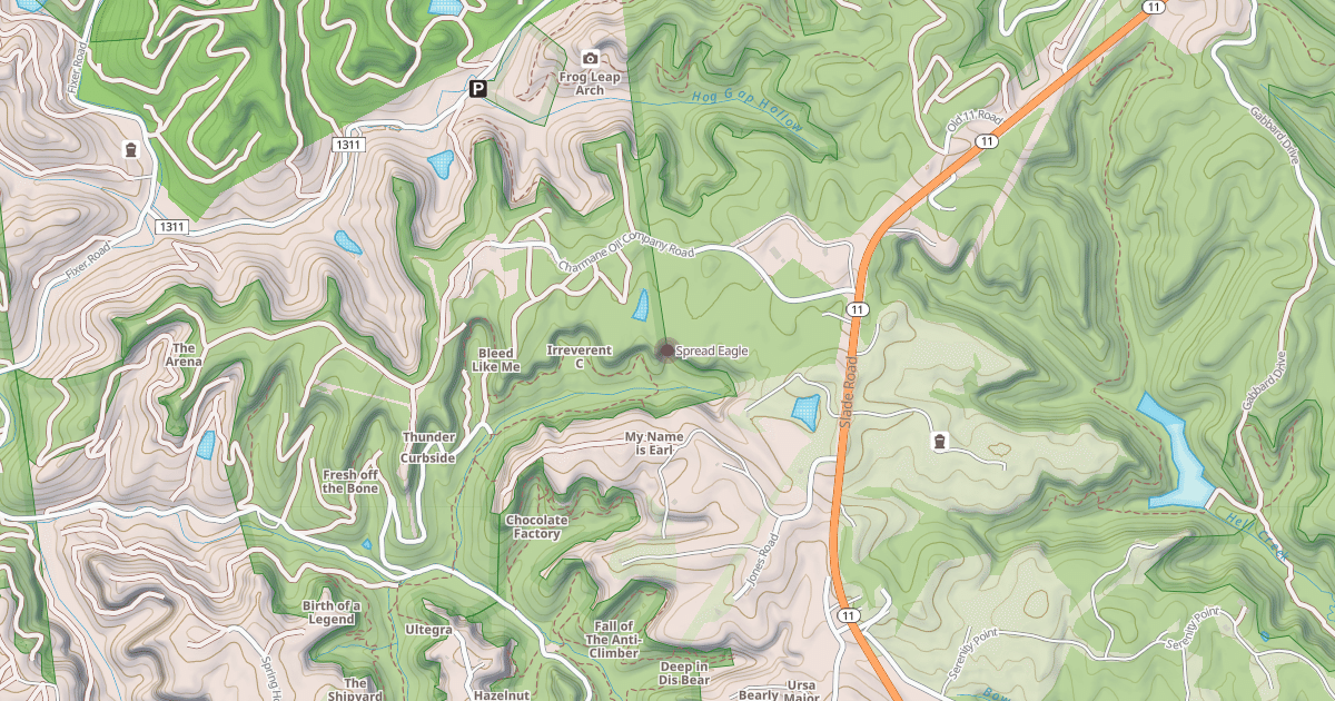 Map preview of Spread Eagle