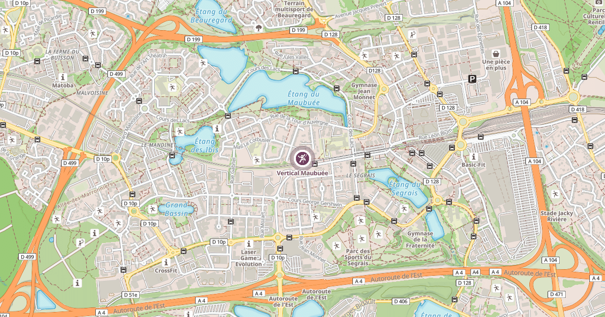 Map preview of Vertical Maubuée