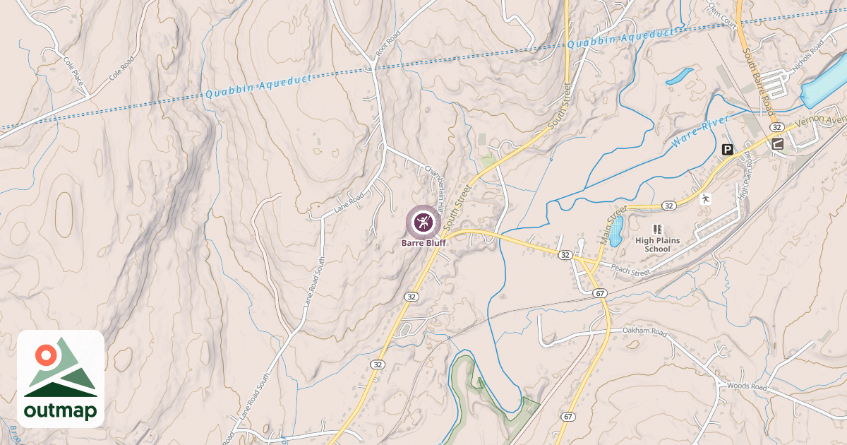 Map of Barre Bluff