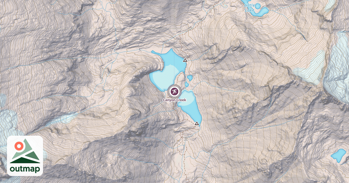 Map of Canyon Creek