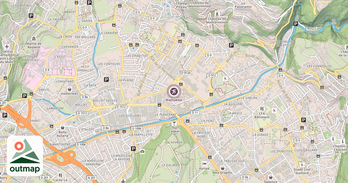 Map of Wattabloc