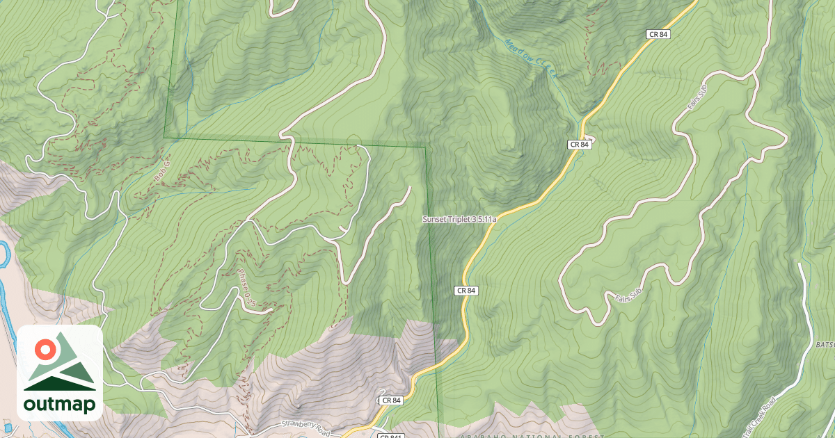Map of Sunset Triplet 3