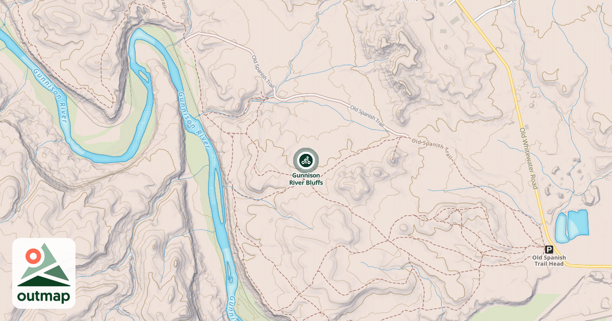 Map of Gunnison River Bluffs