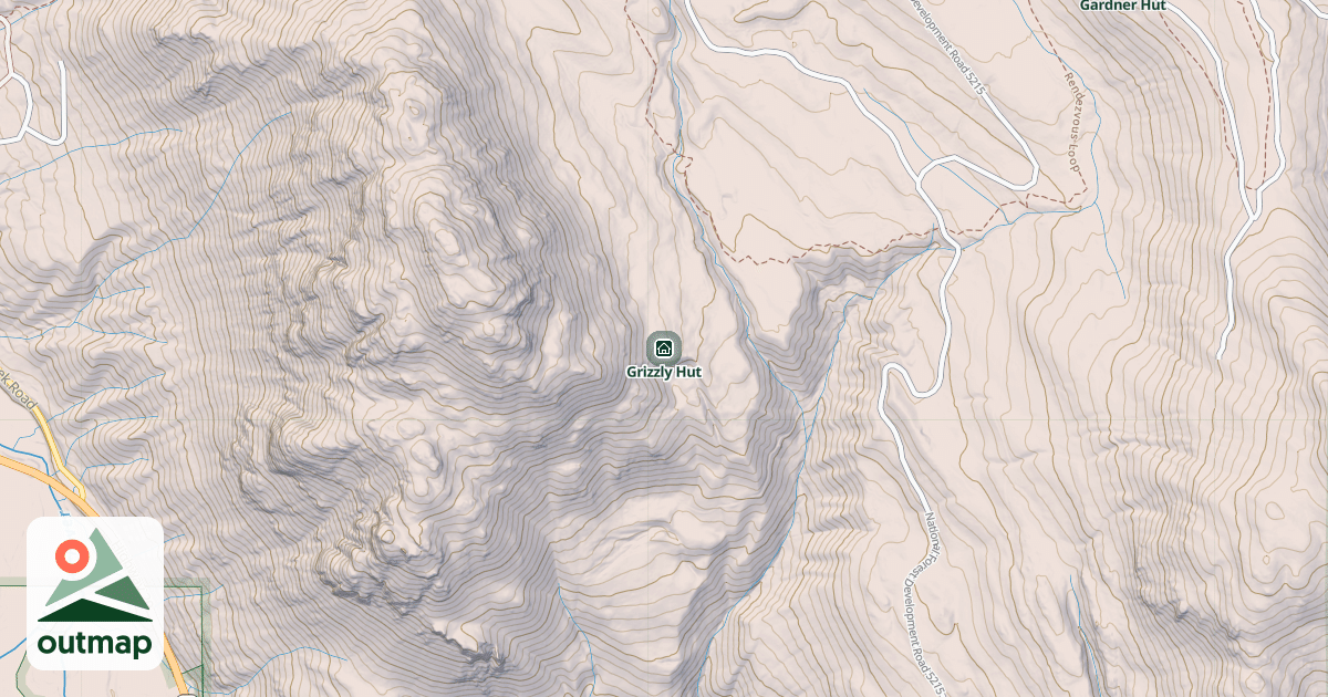 Map of Grizzly Hut