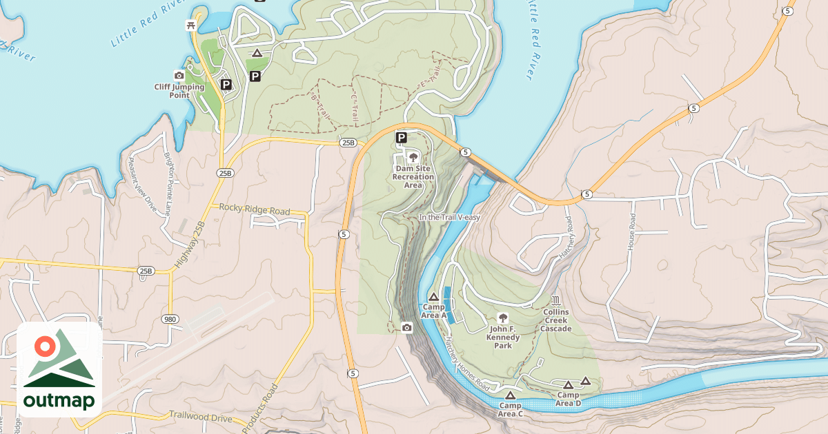 Map of In the Trail
