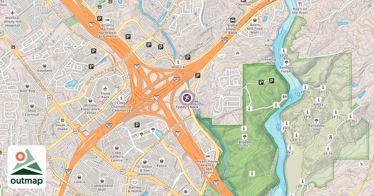 Map of Teddy’s Rock
