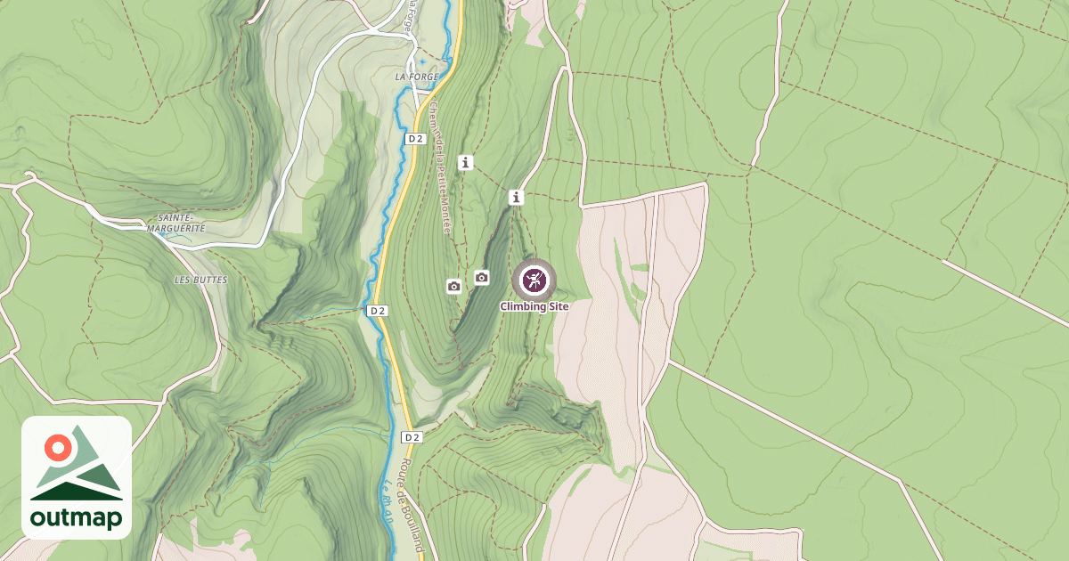 Map of Climbing Site