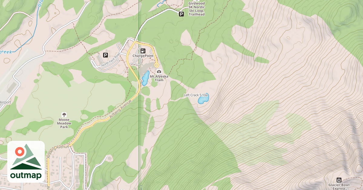 Map of Left Crack