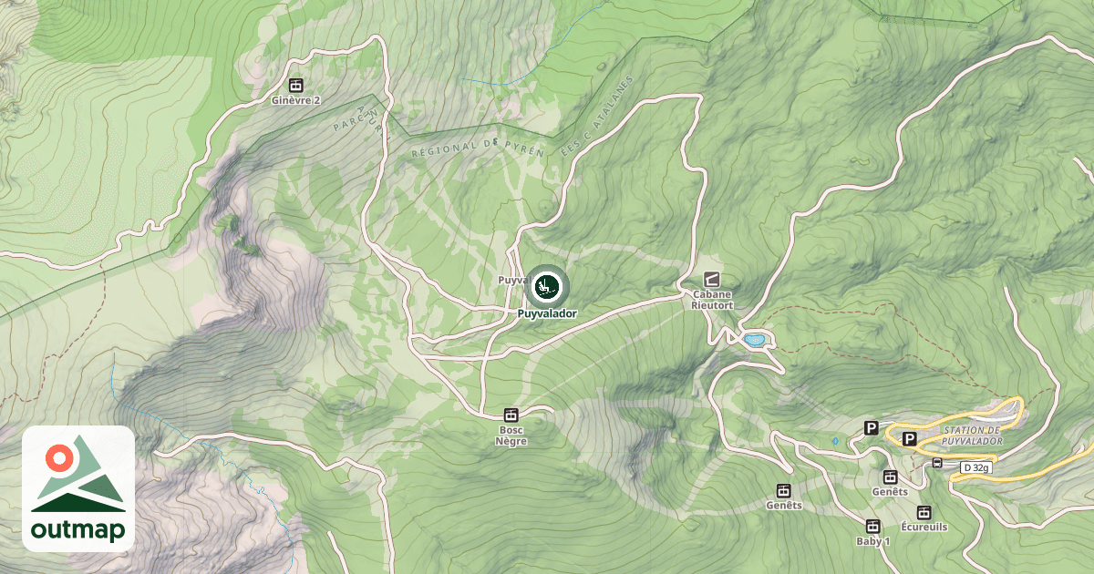 Map of Puyvalador