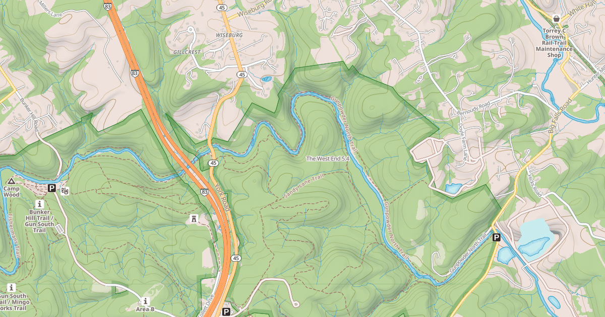 Map preview of The West End
