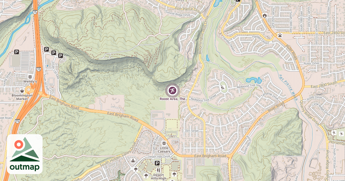 Map of Roost Area, The