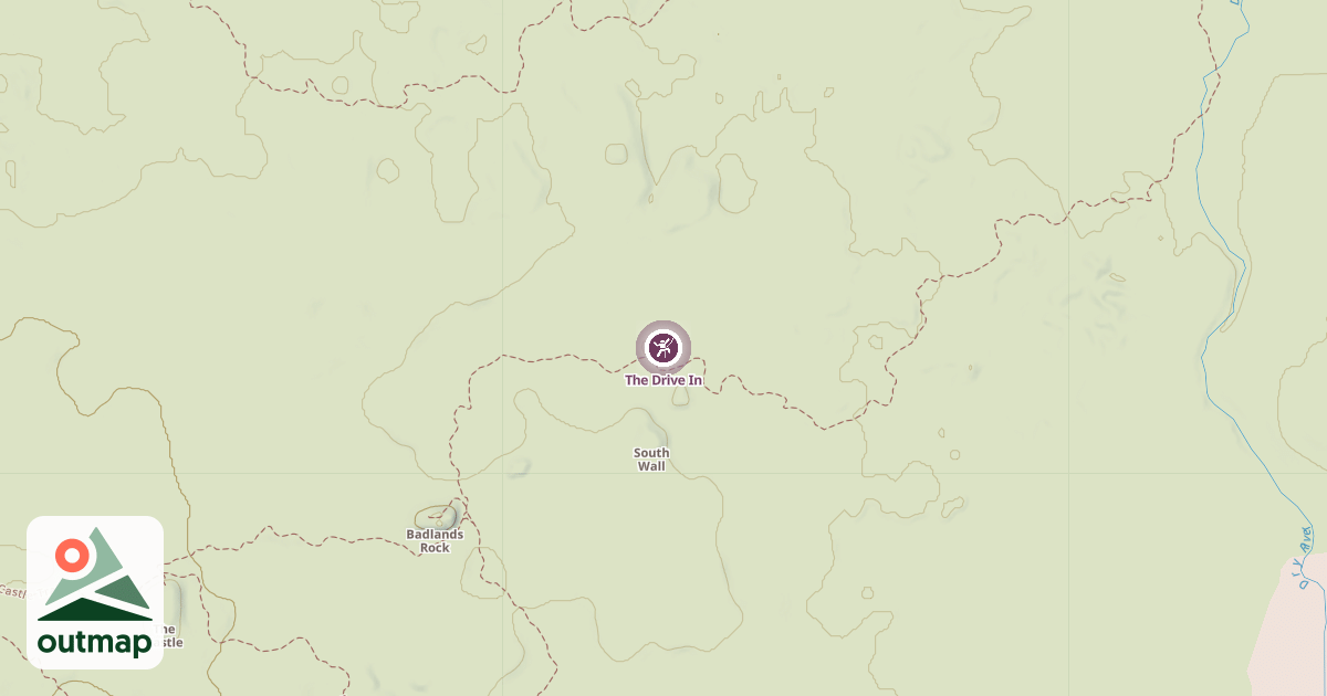Map of The Drive In