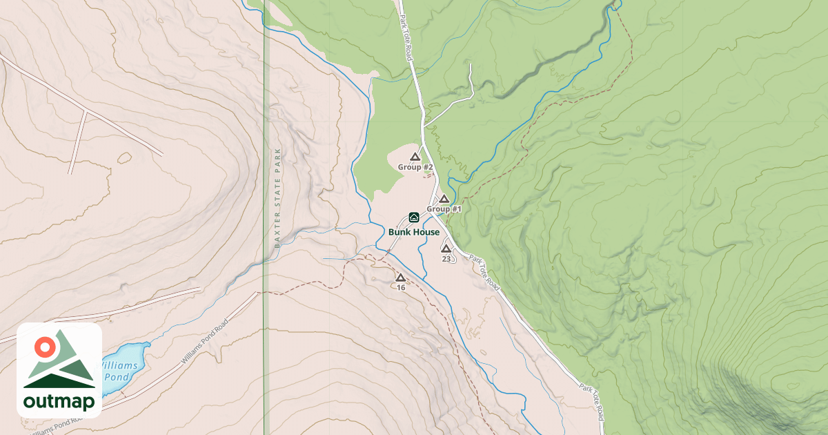 Map of Bunk House