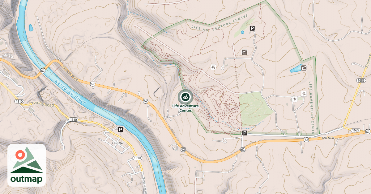Map of Life Adventure Center