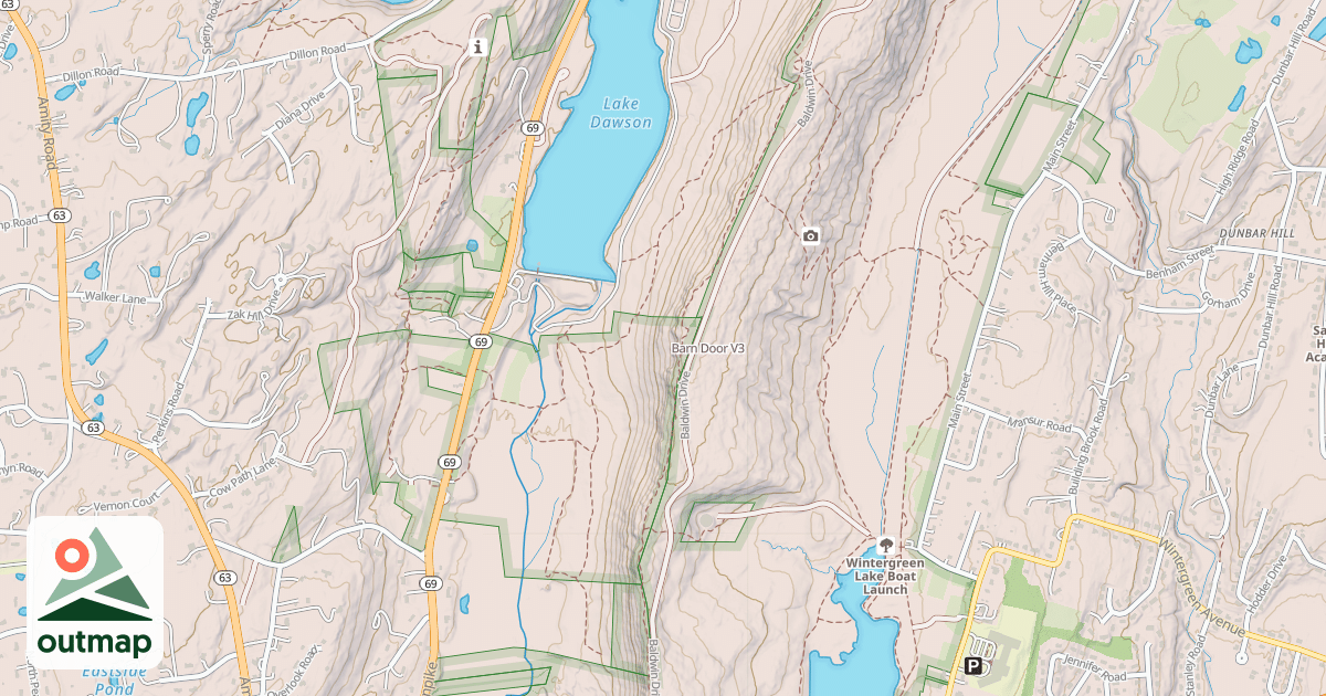 Map of Barn Door