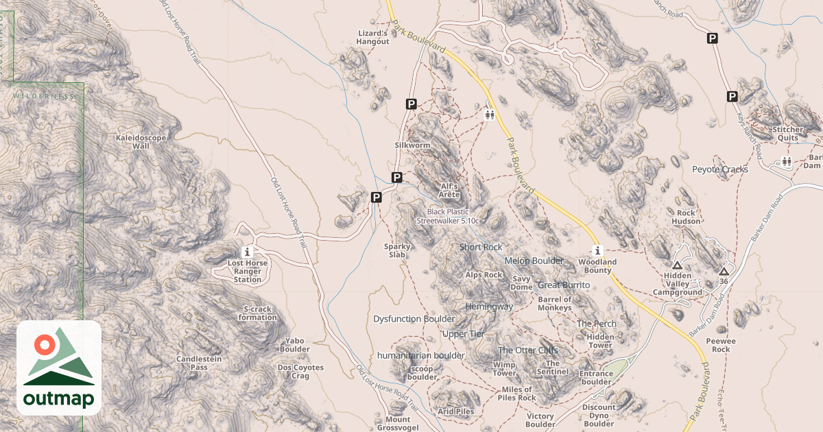 Map of Black Plastic Streetwalker