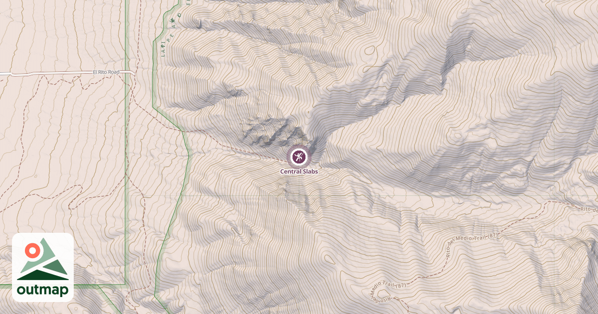 Map of Central Slabs