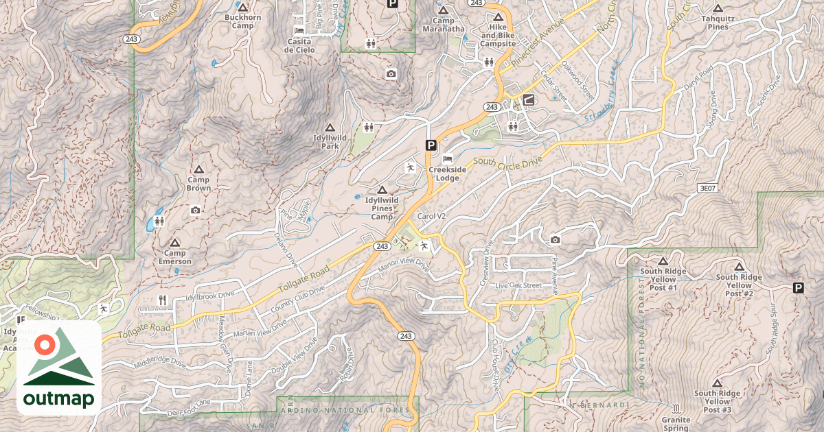 Map of Carol
