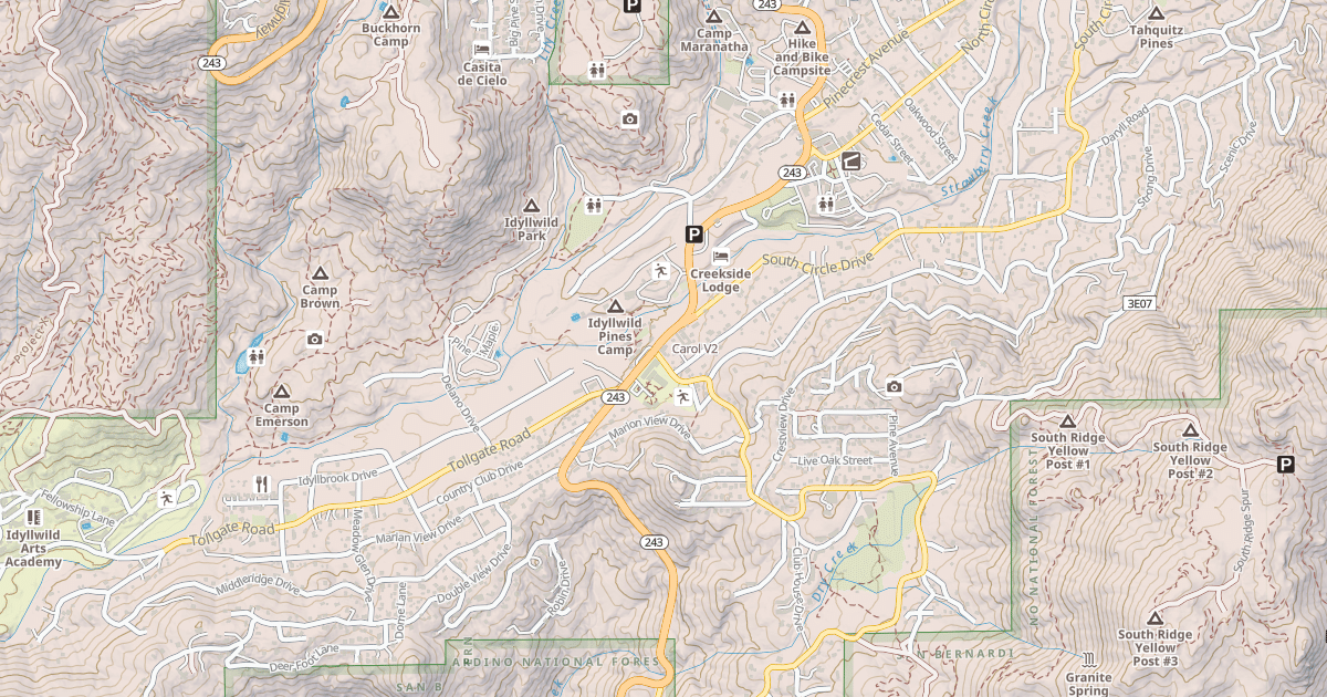 Map preview of Carol