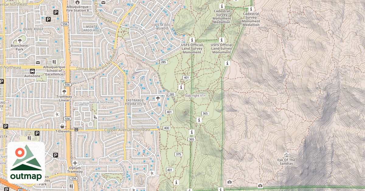 Map of Slab right