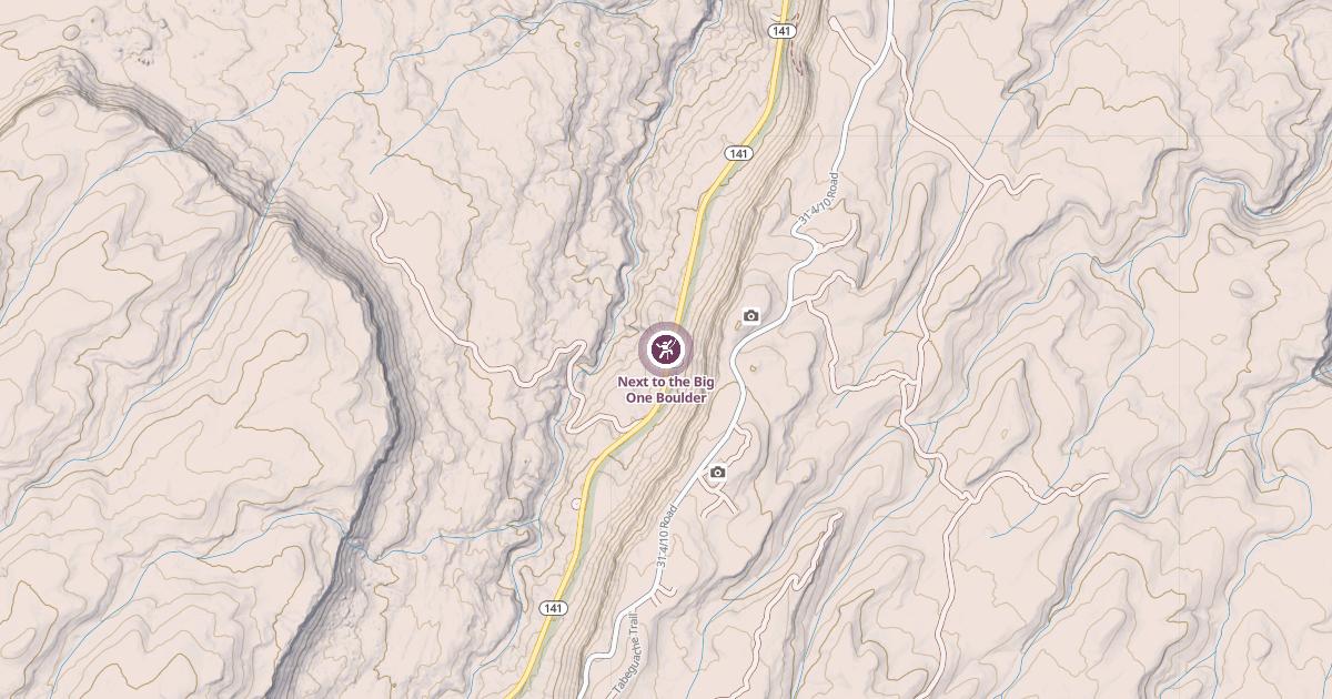 Map preview of Next to the Big One Boulder