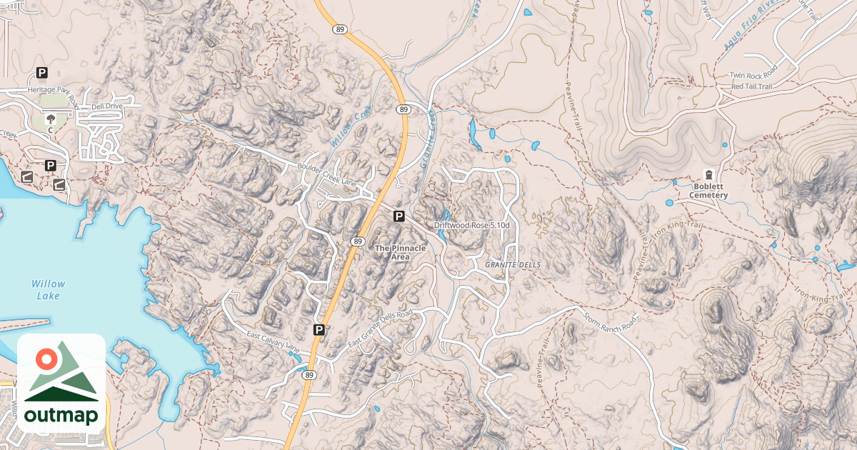 Map of Driftwood Rose