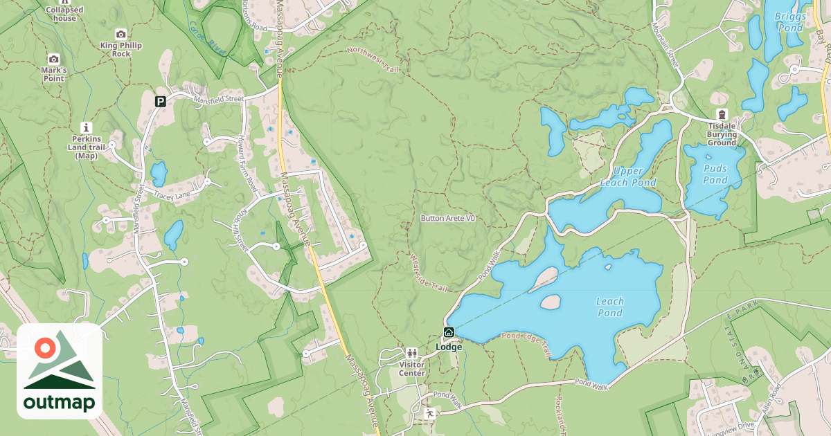 Map of Button Arete