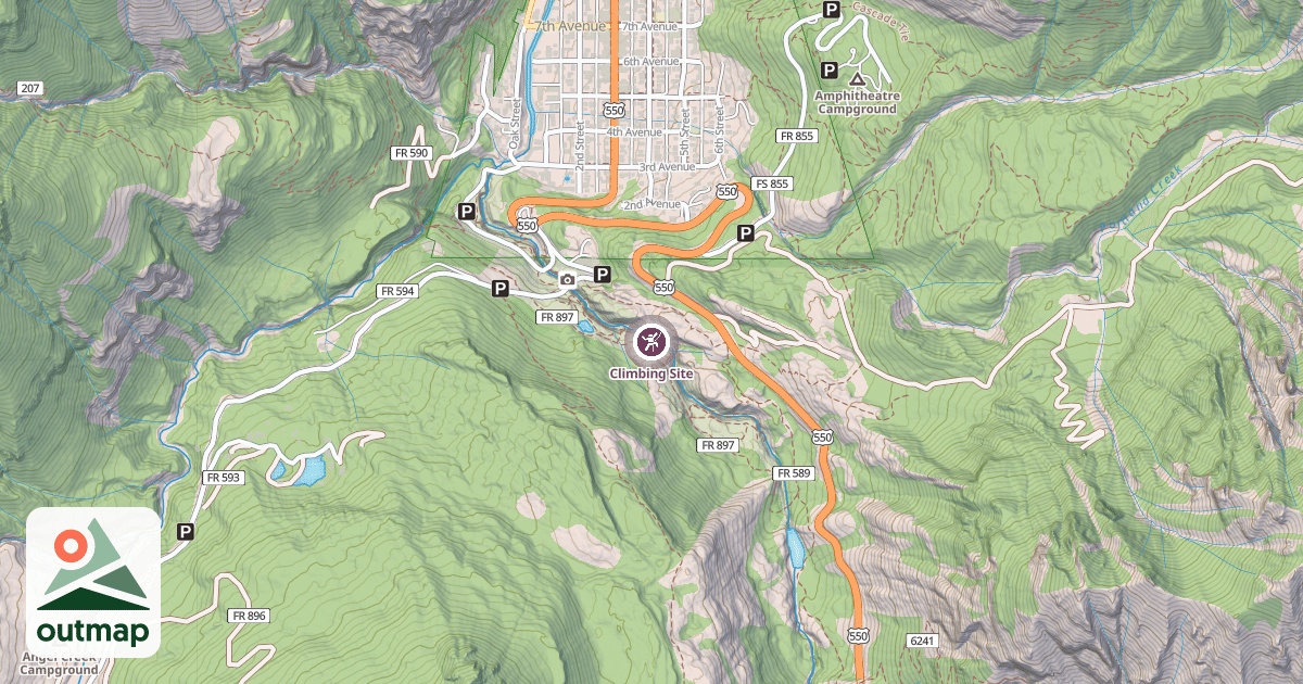 Map of Climbing Site